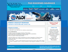 Tablet Screenshot of diveinsurance.com
